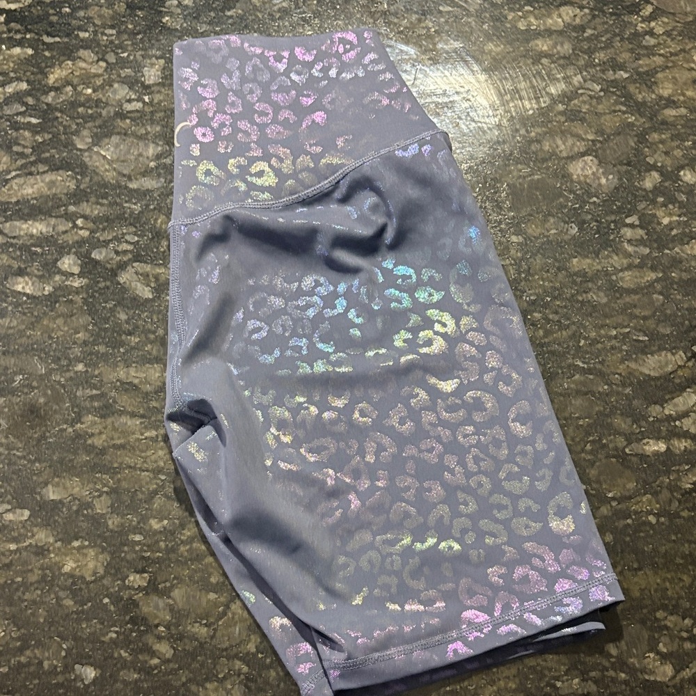 Zyia Iridescent Leopard Print Leggings
